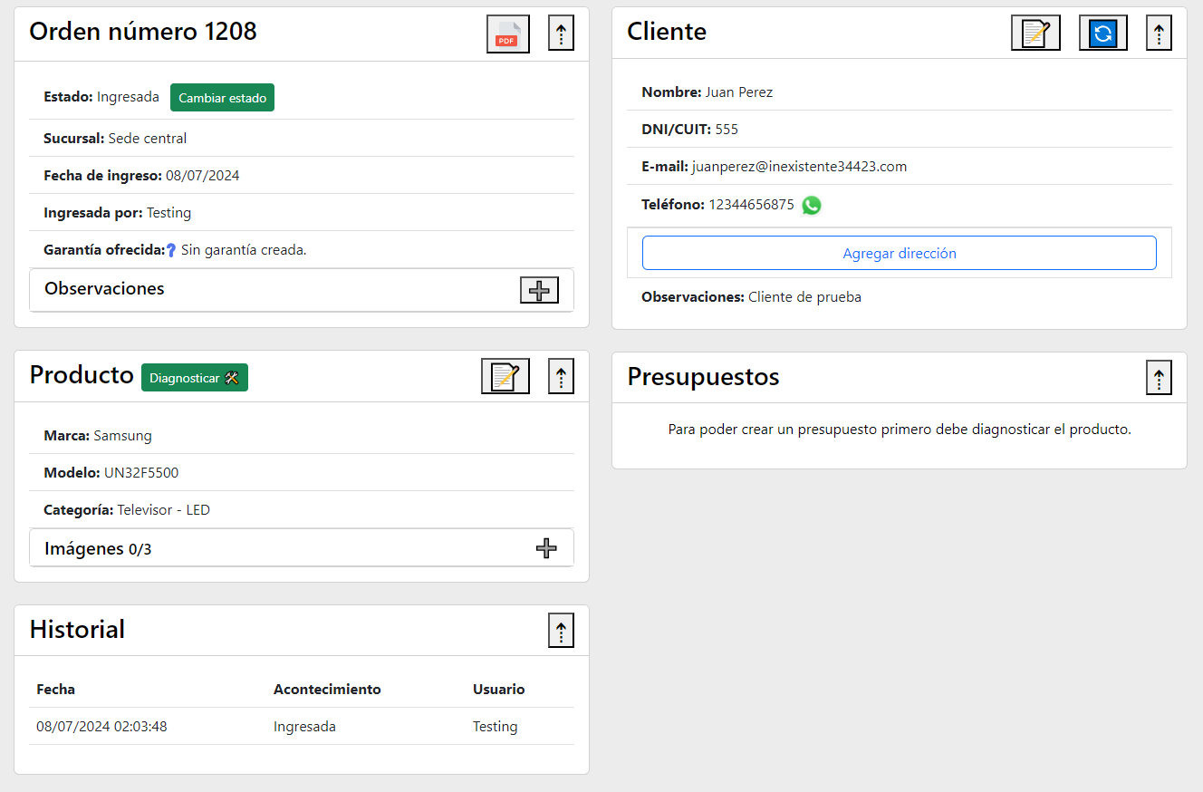 Software de gestion para talleres